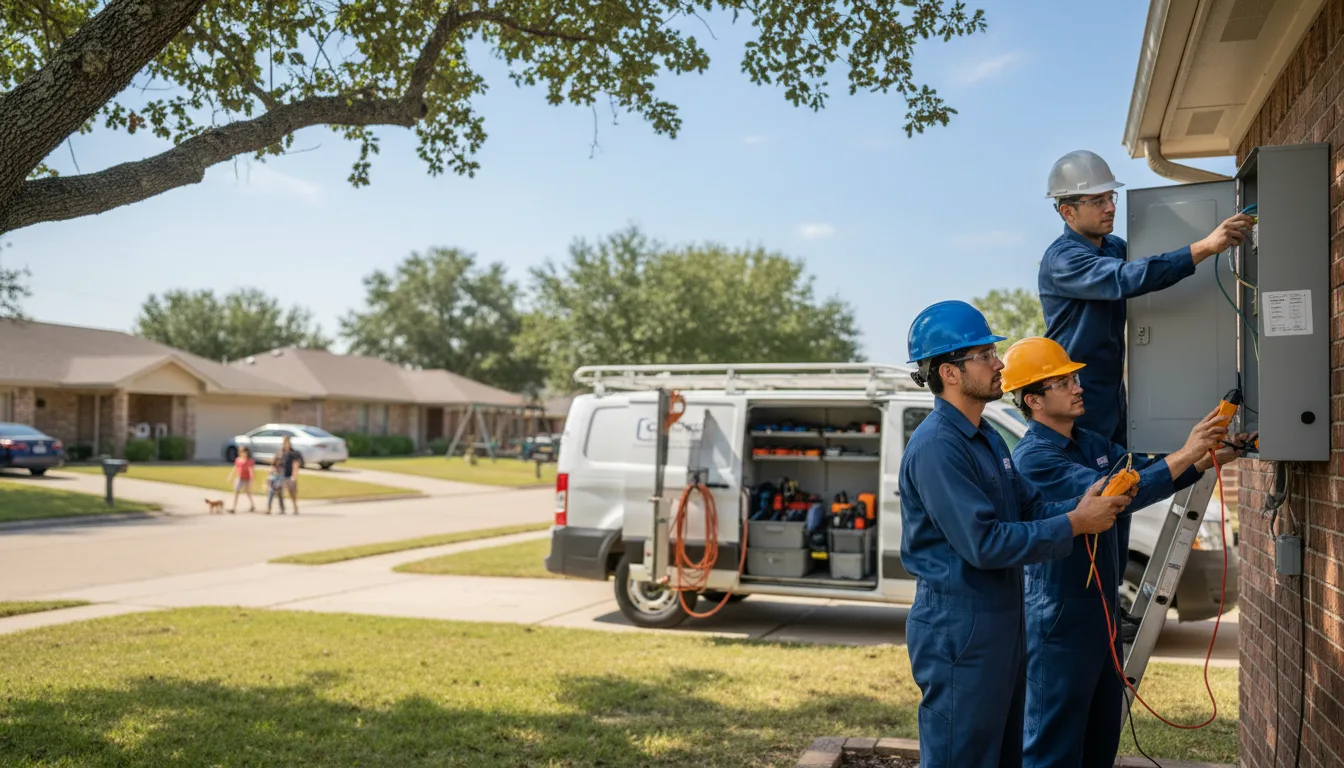Certified electrician providing emergency electrical services in Flanagan, IL